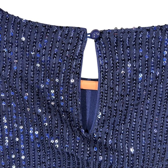 Jasambac Women Sequin Dress Size Large NWT Slit Elastic Waist Cocktail Party - Picture 5 of 13